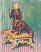 [Dog on Ottaman]